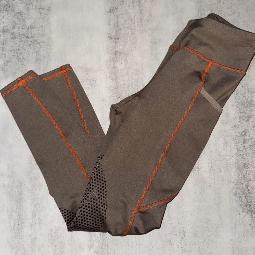 Riding Sport By Dover Saddlery Equestrian Leggings Grip Saddle Brown Small S